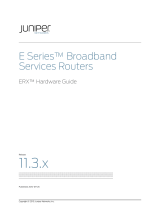 Juniper ERX User manual