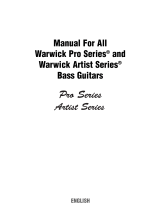 Warwick Streamer LX User manual