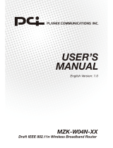 Planex MZK-W04N-XX User manual