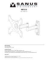 Sanus VisionMount MF215 User manual