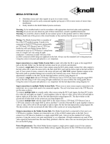 Knoll UTP Install Manual