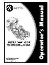 Exmark Ultra Vac QDS Frontrunner FRCK604 User manual