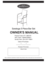 Garden Oasis SS-J-251-1NB/4 Owner's manual