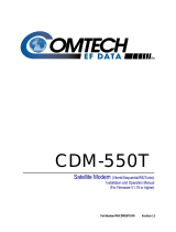 Comtech EF Data CDM-550T User manual