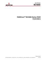 Broadcom RAIDCore BC4000 Series User manual