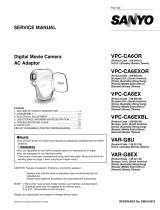 Sanyo VPC-CA6EXBL User manual