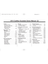 Cadillac 2013 Escalade ESV Owner Manual M