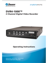 Swann DVR4-1000 SW244-DUX Operating Instructions Manual