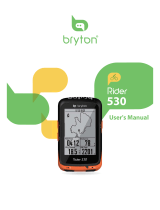 Bryton Rider 530 User manual