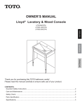 Toto Lloyd LF930.4WCPN Owner's manual