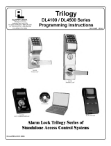 Alarm Lock Trilogy DL4100 Series Addendum Programming Instructions Manual