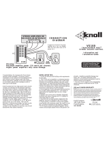 Knoll VS100 Installation guide