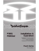 Rockford Fosgate P325.I Operating instructions