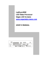 Vdwall LedSync820C User manual
