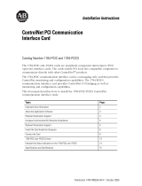 Allen-Bradley ControlNet PCI 1784-PCIC Installation Instructions Manual