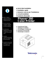 Tektronix PHASER 380 User manual