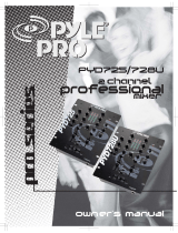 Pyle PRO PYD725 Owner's manual