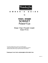 Wonderfire BR00290 SONNET Owner's manual