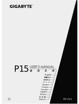 Gigabyte P15 User manual