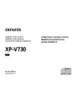 Aiwa XP-V730 User manual