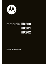 Motorola HK202 Quick start guide