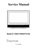 Vizio VP50HDTV10A User manual