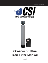 CSI greensand plus IF25-S2 Installation & Operation Manual