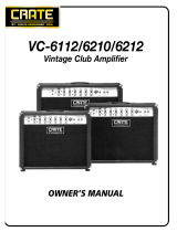 Crate VC-50H Owner's manual