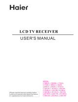 Haier L19A11W User manual