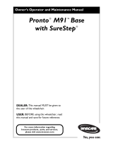 Invacare Pronto M91 Owner's manual