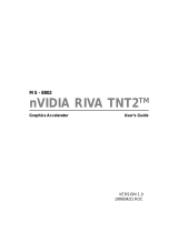 Nvidia RIVA TNT2 MS-8802 User manual