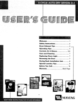 Maytag MD9316 User manual