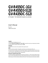 Gigabyte GV-R435OC-512I User manual