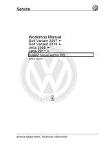 Volkswagen Golf Variant 2010 Workshop Manual