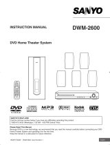 Sanyo DWM-2600 User manual