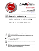 EWM Tetrix 351 AC/DC Smart FW Operating Instructions Manual