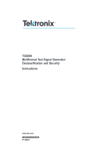 Tektronix TG8000 Declassification And Security Instructions