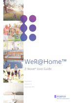 Essence WeR@Home Z-Wave User manual