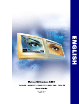 Matrox Millennium G450 PCI User manual