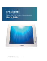 Quanmax KPC-15B0 User manual