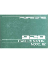 Porsche 928 1982 Owner's manual