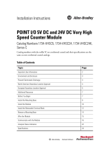 Allen-Bradley POINT I/O 1734-VHSC24 Installation Instructions Manual