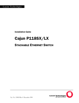 Lucent Technologies Cajun P118LX User manual