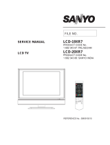 Sanyo LCD-22XR7S User manual