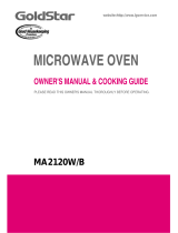 Goldstar MA2120B Owners & Cooking Manual