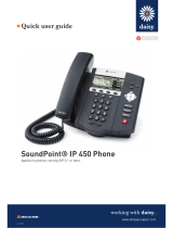 Polycom SoundPoint IP 450 Quick User Manual