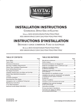 Maytag MDE18CSAY Installation Instructions Manual