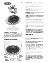 Radica Games 20Q User manual