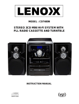 Lenoxx CD7400N User manual