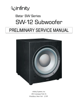 Infinity Beta SW-12 Preliminary Service Manual